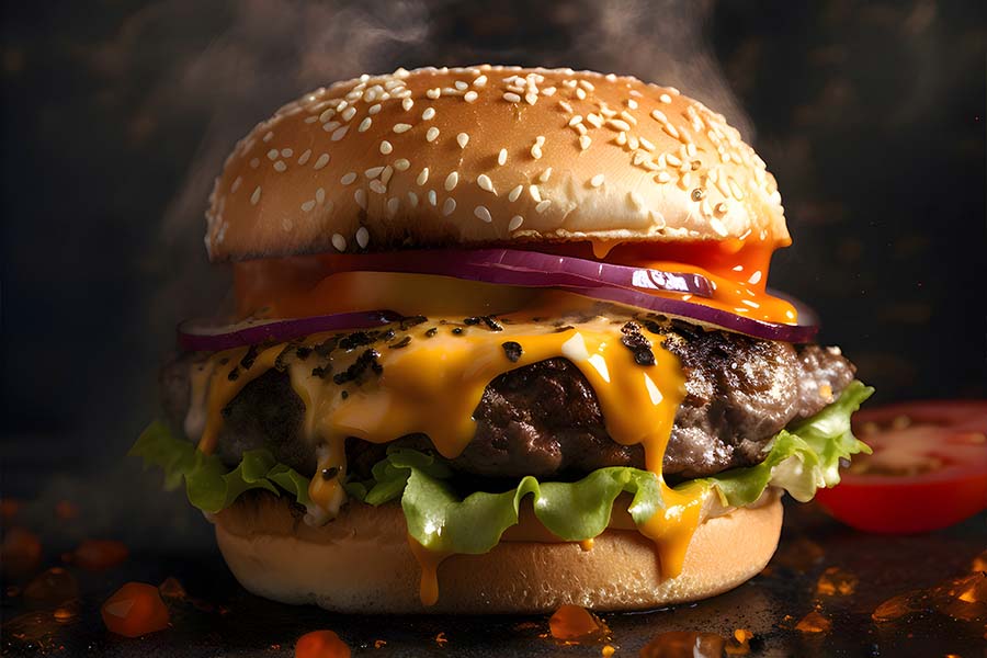 Burger Menü 180gr